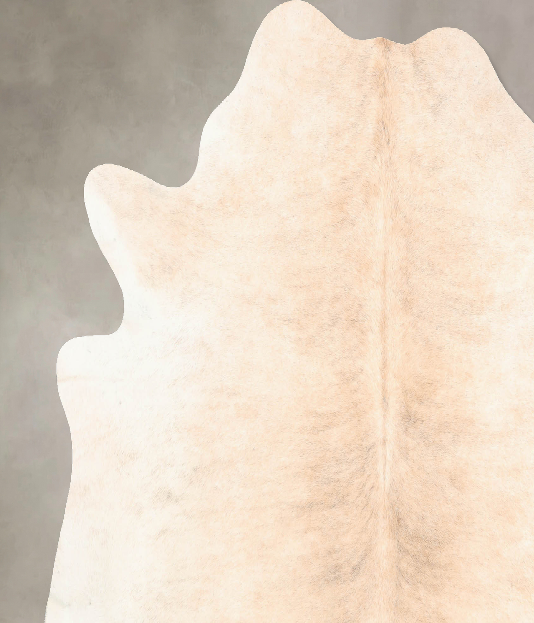 Beige X-Large Brazilian Cowhide Rug 6'9"H x 6'8"W #B7640 by Hudson Hid