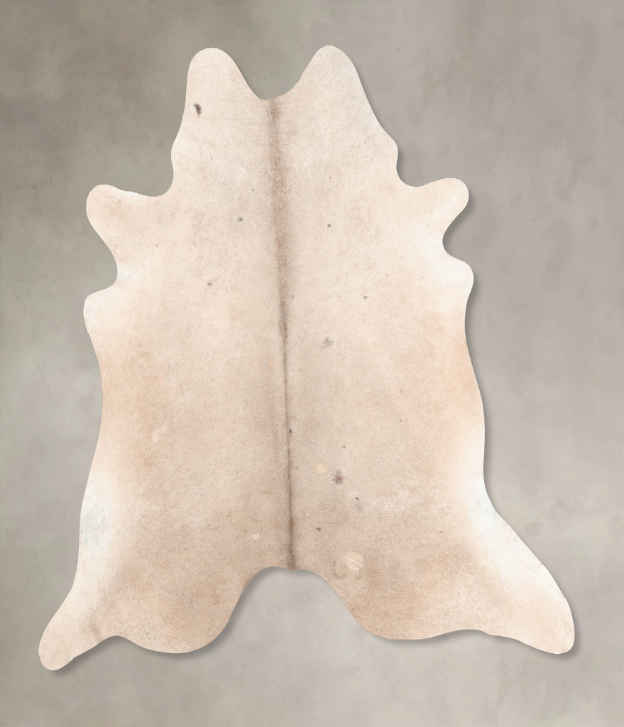 Grey with White XX-Large Brazilian Cowhide Rug 7'2"H x 7'1"W #B7655 by Hudson Hides