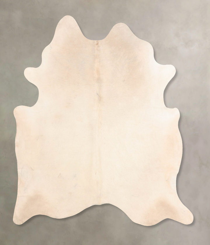 Champagne X-Large Brazilian Cowhide Rug 6'11"H x 6'4"W #B7674 by Hudson Hides