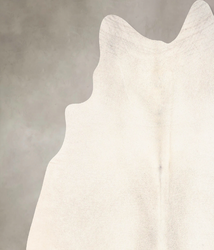 Light Grey Large Brazilian Cowhide Rug 6'3"H x 6'2"W #B7698 by Hudson Hides