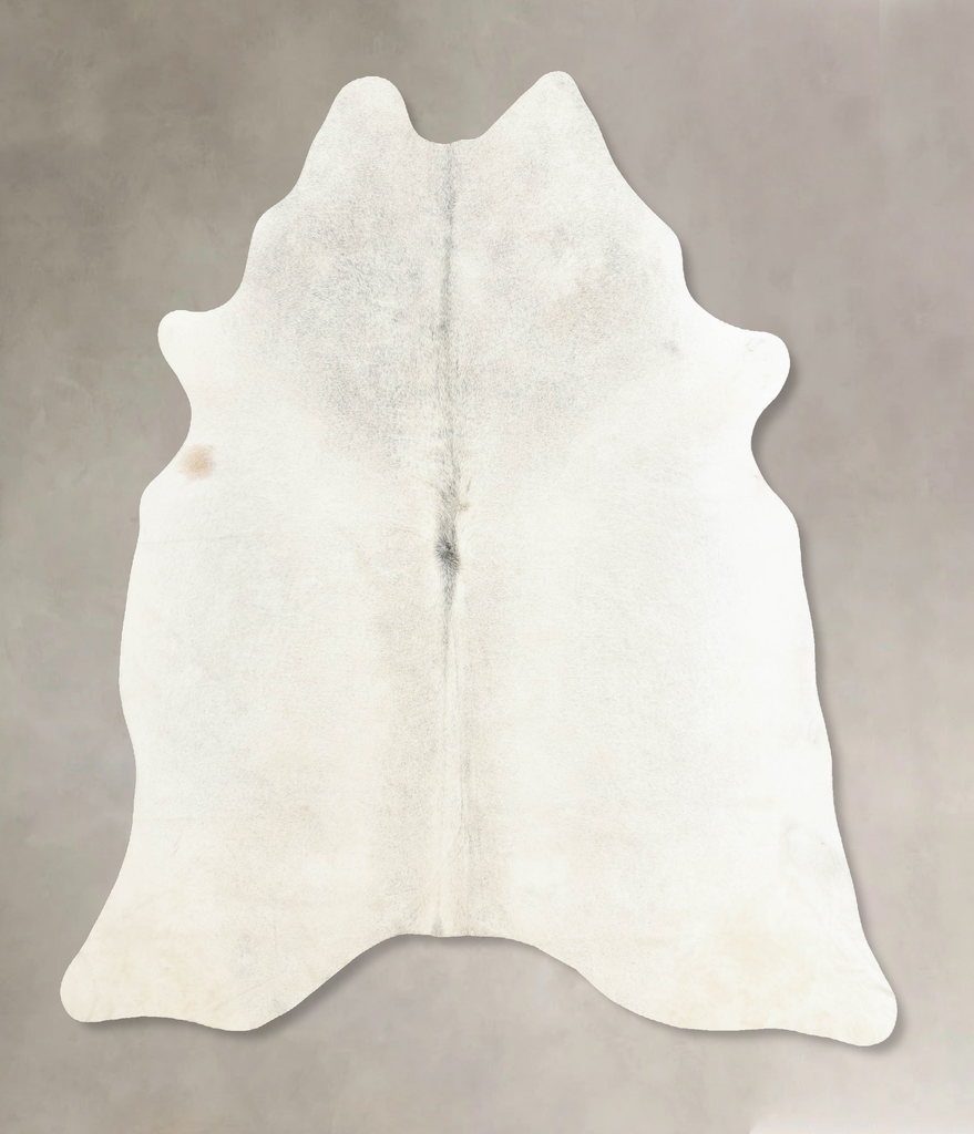 Light Grey X-Large Brazilian Cowhide Rug 6'11"H x 6'2"W #B7800 by Hudson Hides
