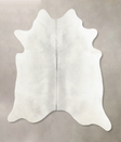 Light Grey X-Large Brazilian Cowhide Rug 7'1"H x 6'5"W #B7832 by Hudson Hides