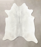 Light Grey X-Large Brazilian Cowhide Rug 7'1"H x 6'5"W #B7832 by Hudson Hides