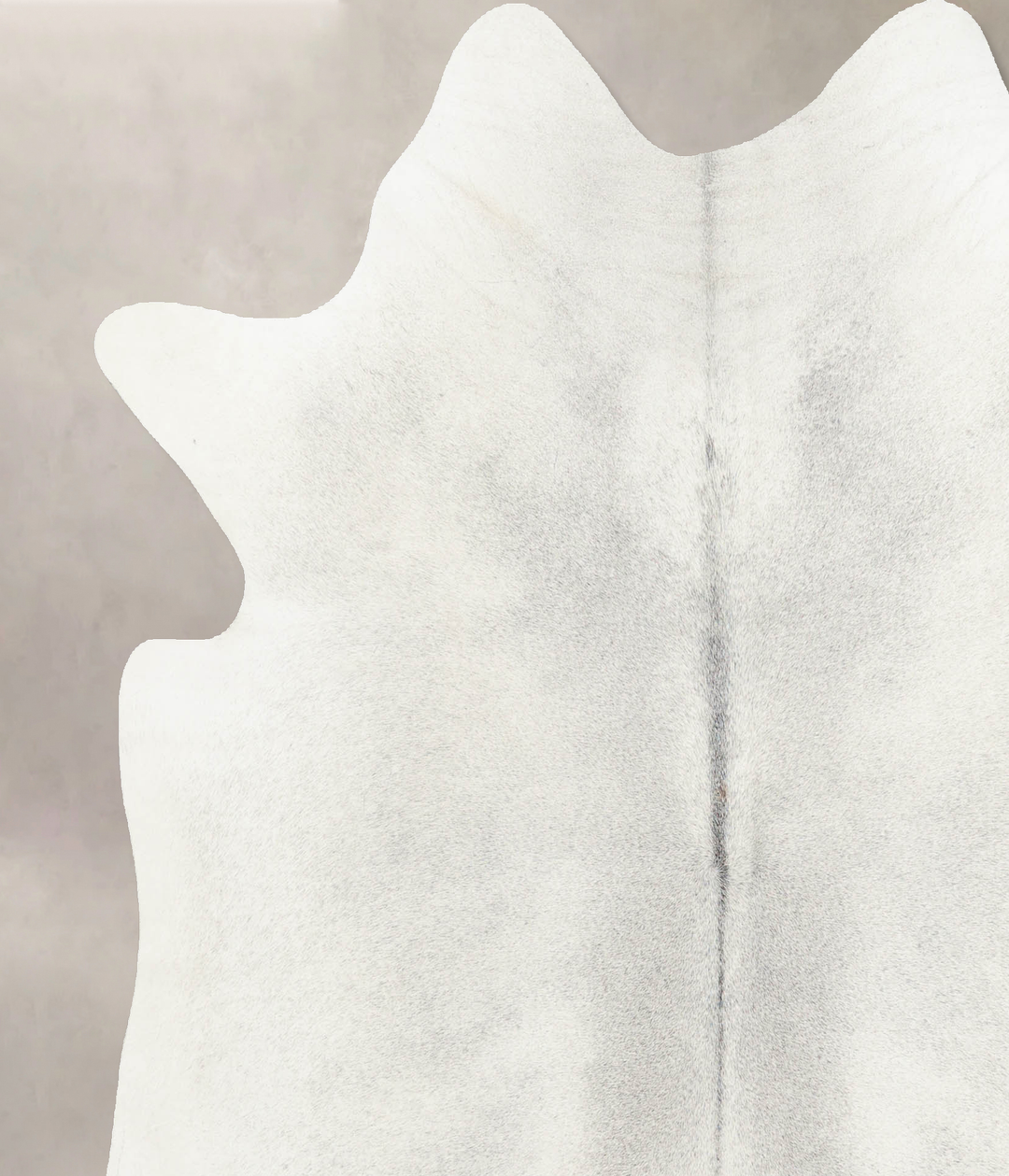Light Grey X-Large Brazilian Cowhide Rug 7'1"H x 6'5"W #B7832 by Hudso
