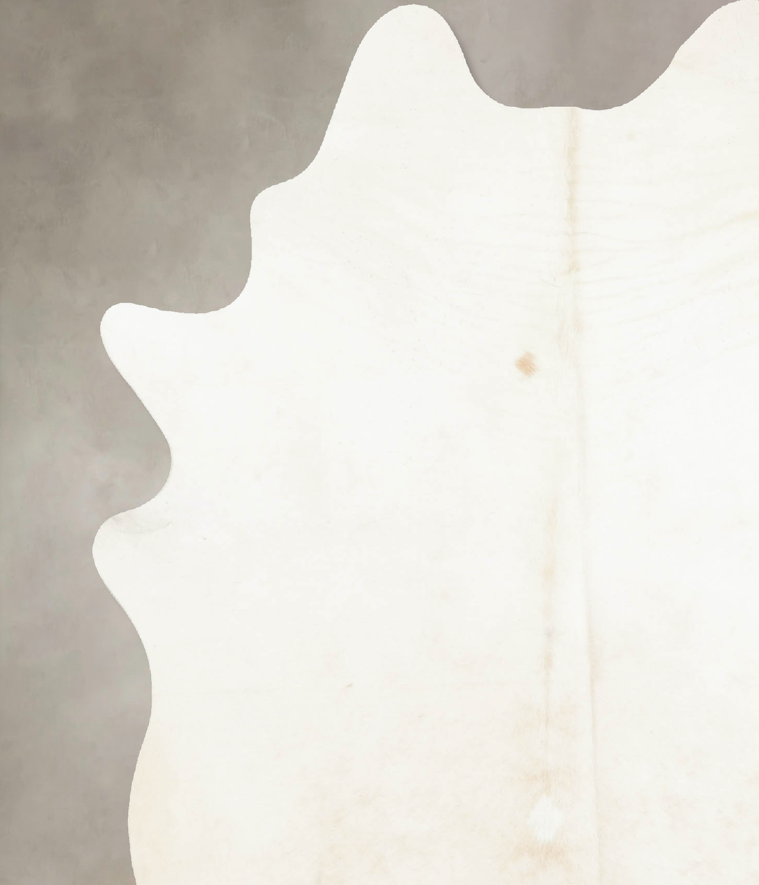 Ivory with Beige X-Large Brazilian Cowhide Rug 7'4"H x 5'9"W #B7835 by