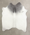 Medium Grey Large Brazilian Cowhide Rug 6'7