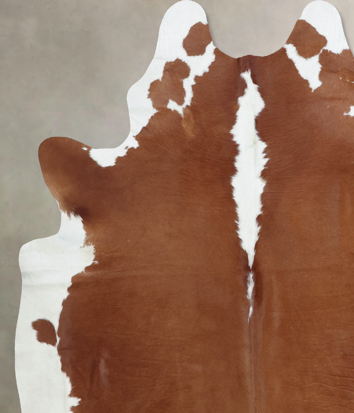 Hereford X-Large Brazilian Cowhide Rug 7'7"H x 6'4"W #B8001 by Hudson Hides