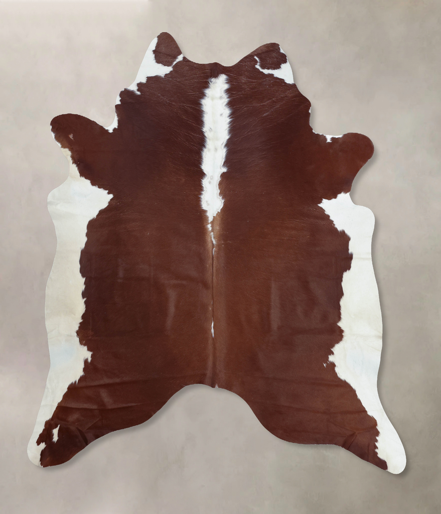 Hereford XX-Large Brazilian Cowhide Rug 8'5"H x 7'4"W #B8002 by Hudson Hides