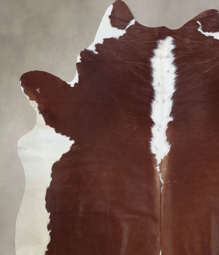 Hereford XX-Large Brazilian Cowhide Rug 8'5"H x 7'4"W #B8002 by Hudson Hides