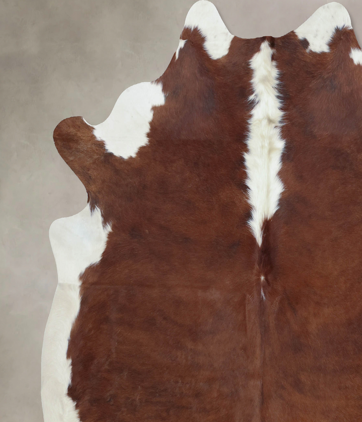Hereford XX-Large Brazilian Cowhide Rug 7'8"H x 7'0"W #B8005 by Hudson Hides