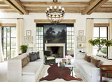 Hereford XX-Large Brazilian Cowhide Rug 7'8"H x 7'0"W #B8005 by Hudson Hides