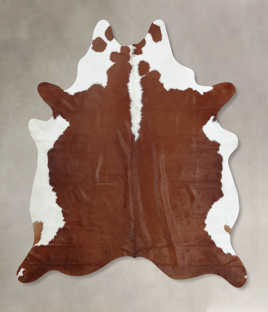 Hereford XX-Large Brazilian Cowhide Rug 8'2"H x 6'8"W #B8007 by Hudson Hides