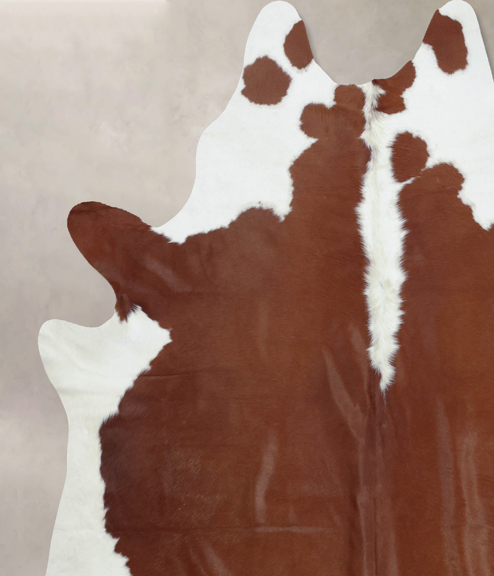 Hereford XX-Large Brazilian Cowhide Rug 8'2"H x 6'8"W #B8007 by Hudson Hides