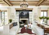 Hereford XX-Large Brazilian Cowhide Rug 7'11"H x 6'10"W #B8010 by Hudson Hides