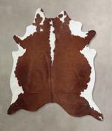 Hereford XX-Large Brazilian Cowhide Rug 7'11"H x 6'9"W #B8011 by Hudson Hides