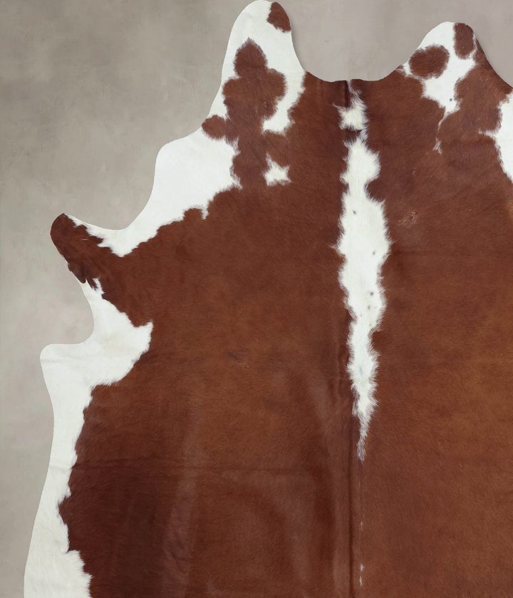 Hereford XX-Large Brazilian Cowhide Rug 7'11"H x 6'9"W #B8011 by Hudson Hides