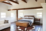 Hereford XX-Large Brazilian Cowhide Rug 7'11"H x 6'9"W #B8011 by Hudson Hides