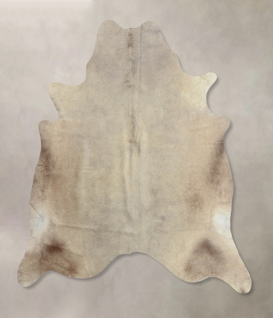Champagne XX-Large Brazilian Cowhide Rug 7'10"H x 7'5"W #B8027 by Hudson Hides