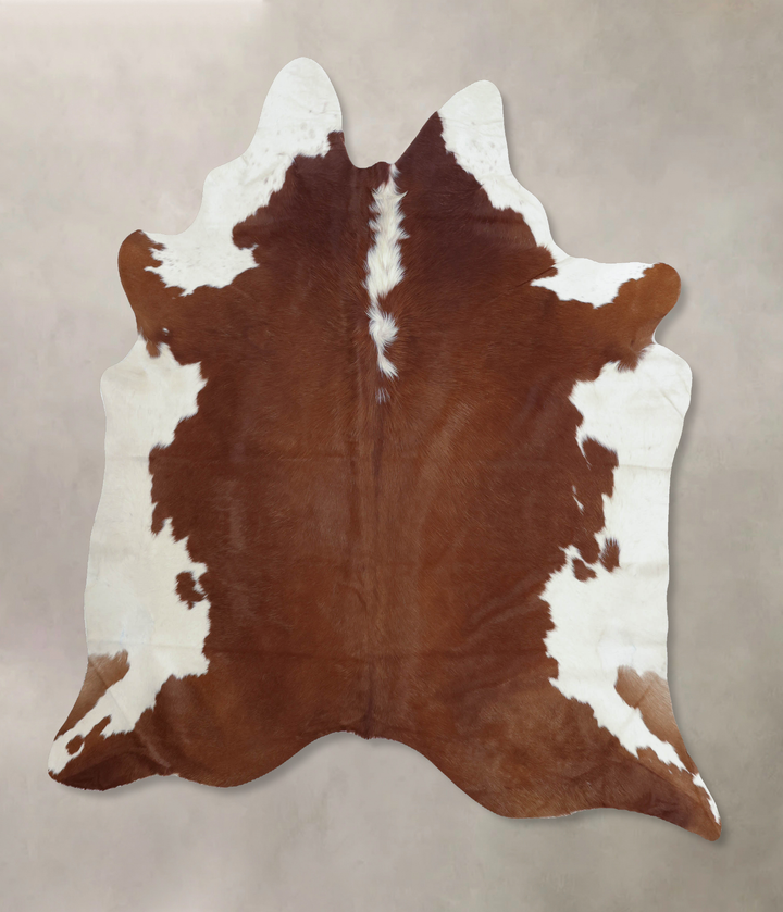 Hereford X-Large Brazilian Cowhide Rug 7'4"H x 6'5"W #B8029 by Hudson Hides