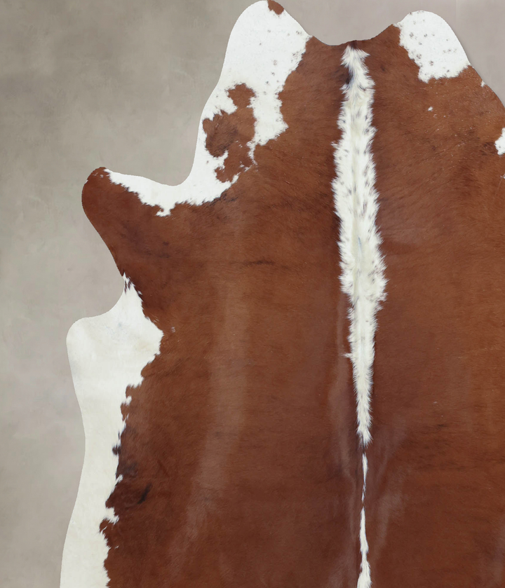 Hereford X-Large Brazilian Cowhide Rug 7'0"H x 6'8"W #B8031 by Hudson Hides