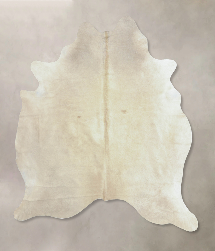 Champagne XX-Large Brazilian Cowhide Rug 7'7"H x 6'8"W #B8058 by Hudson Hides