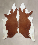 Hereford XX-Large Brazilian Cowhide Rug 8'7"H x 6'10"W #B8069 by Hudson Hides