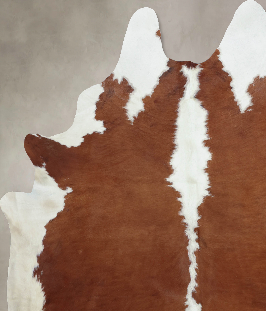 Hereford XX-Large Brazilian Cowhide Rug 8'7"H x 6'10"W #B8069 by Hudso
