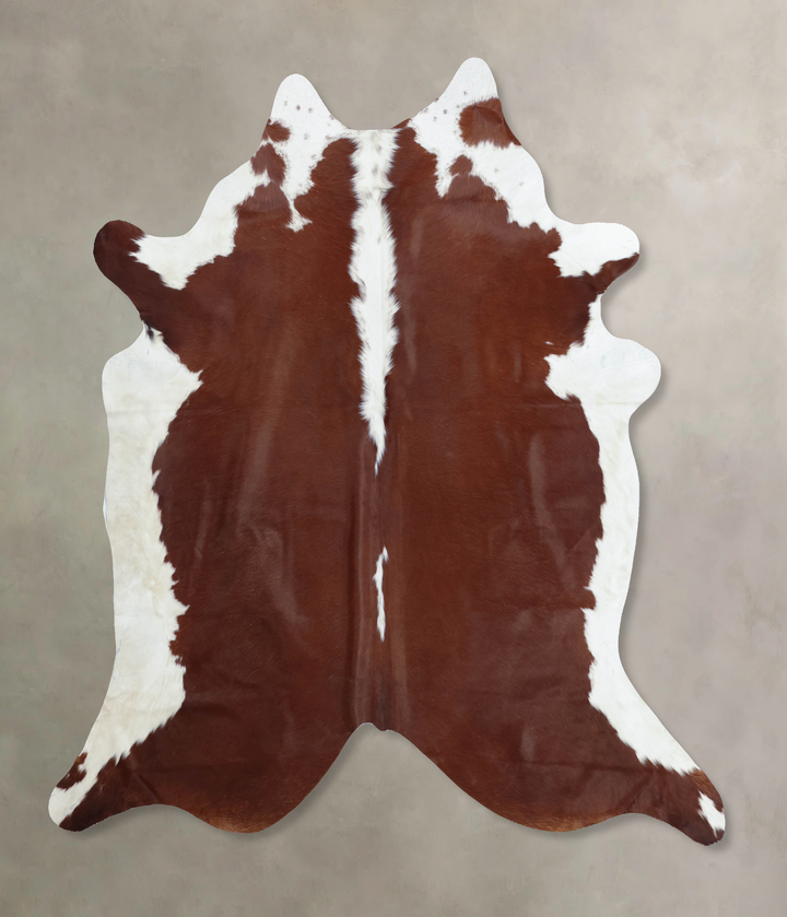 Hereford XX-Large Brazilian Cowhide Rug 7'10"H x 7'7"W #B8072 by Hudson Hides