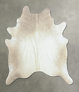 Taupe XX-Large Brazilian Cowhide Rug 7'10"H x 6'11"W #B8075 by Hudson Hides