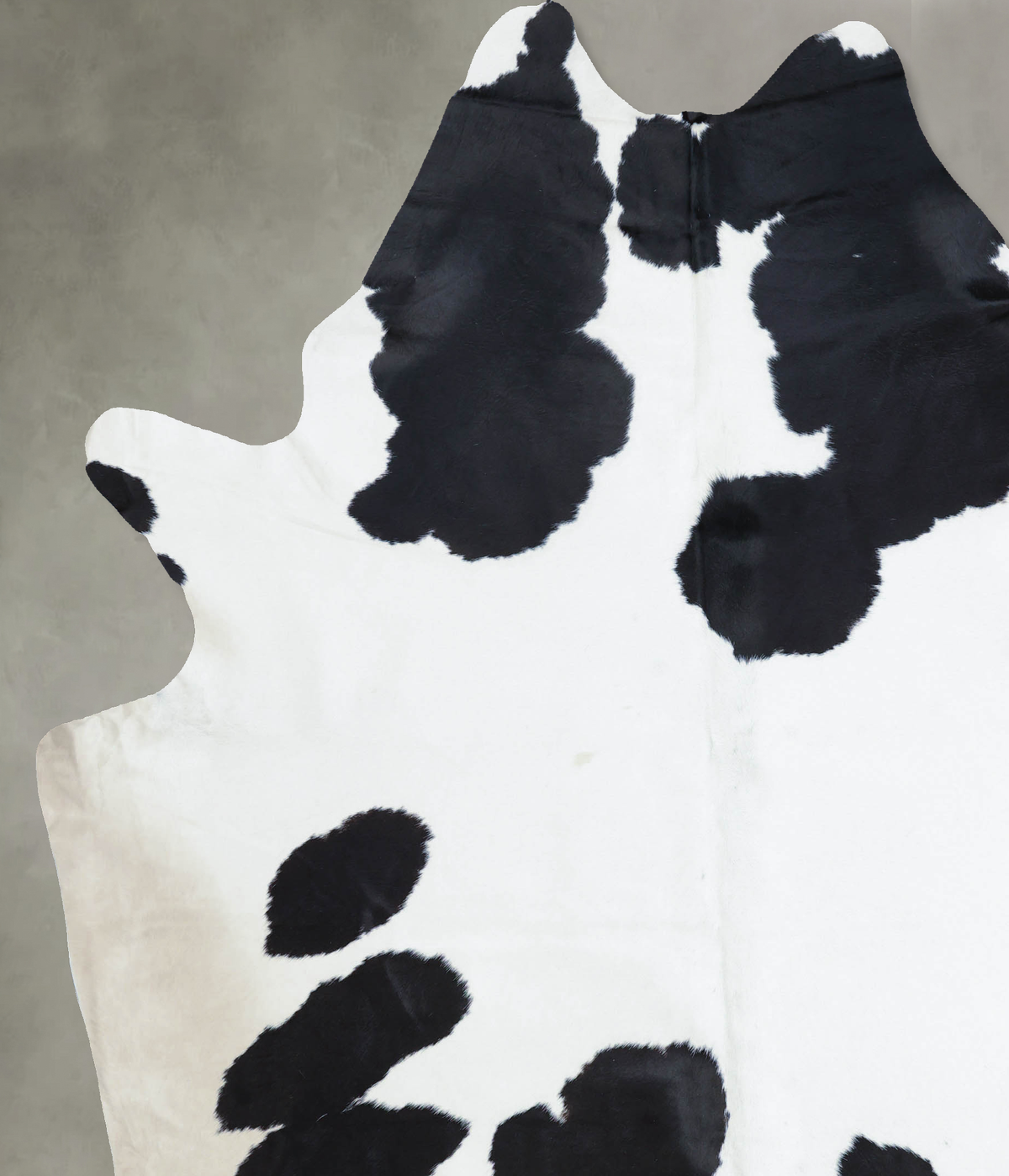Black and White XX-Large Brazilian Cowhide Rug 8'9"H x 7'2"W #B8115 by Hudson Hides