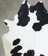 Black and White XX-Large Brazilian Cowhide Rug 8'9"H x 7'2"W #B8115 by Hudson Hides