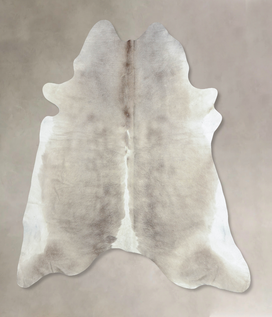 Medium Grey XX-Large Brazilian Cowhide Rug 8'0"H x 6'11"W #B8135 by Hudson Hides