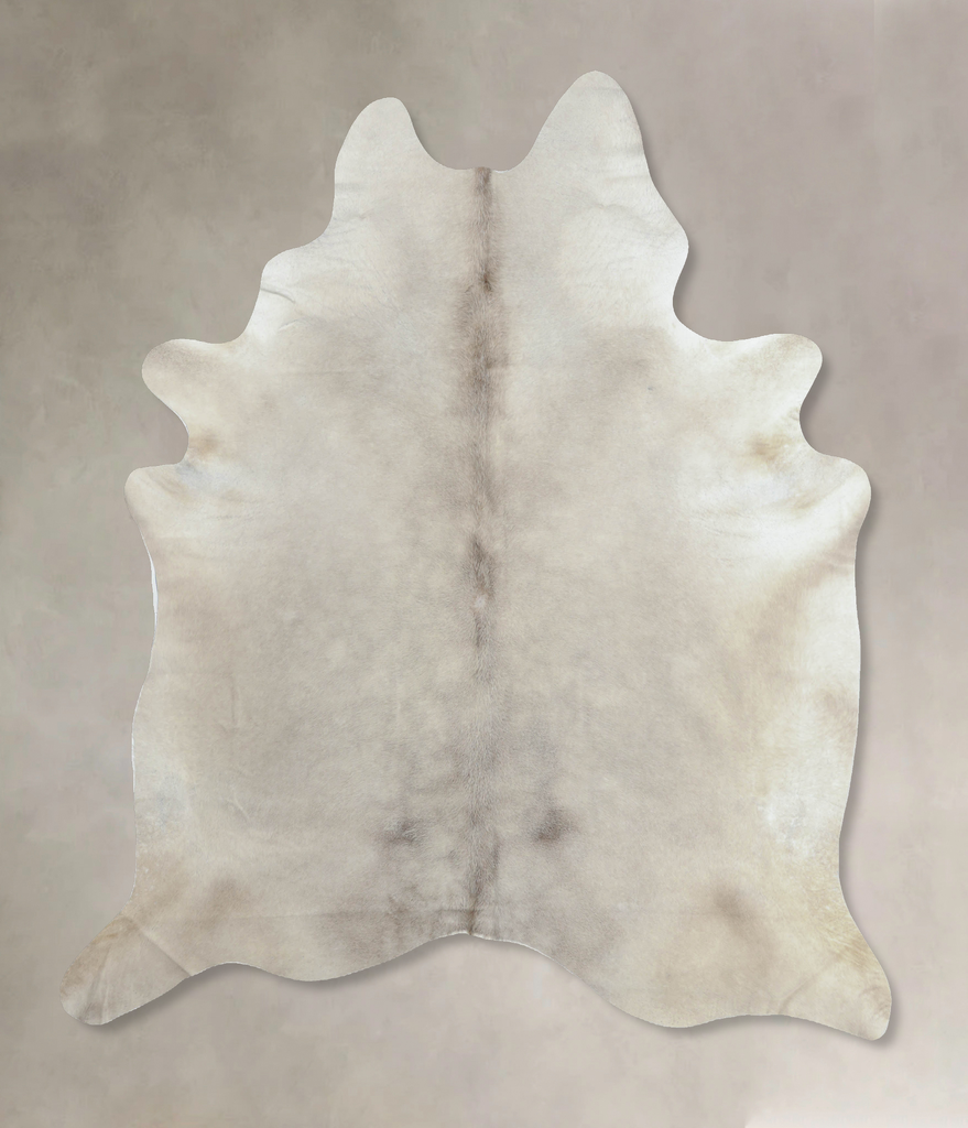 Champagne XX-Large Brazilian Cowhide Rug 7'8"H x 6'8"W #B8140 by Hudson Hides