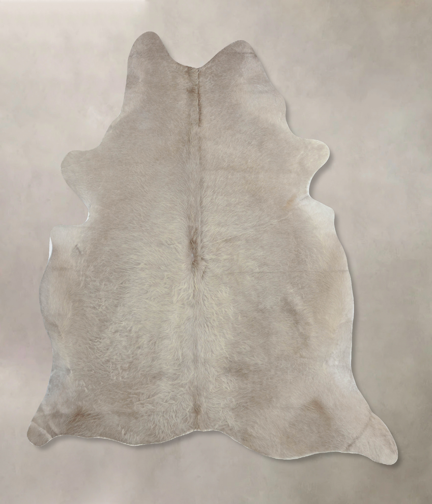 Champagne XX-Large Brazilian Cowhide Rug 7'8"H x 6'9"W #B8142 by Hudson Hides