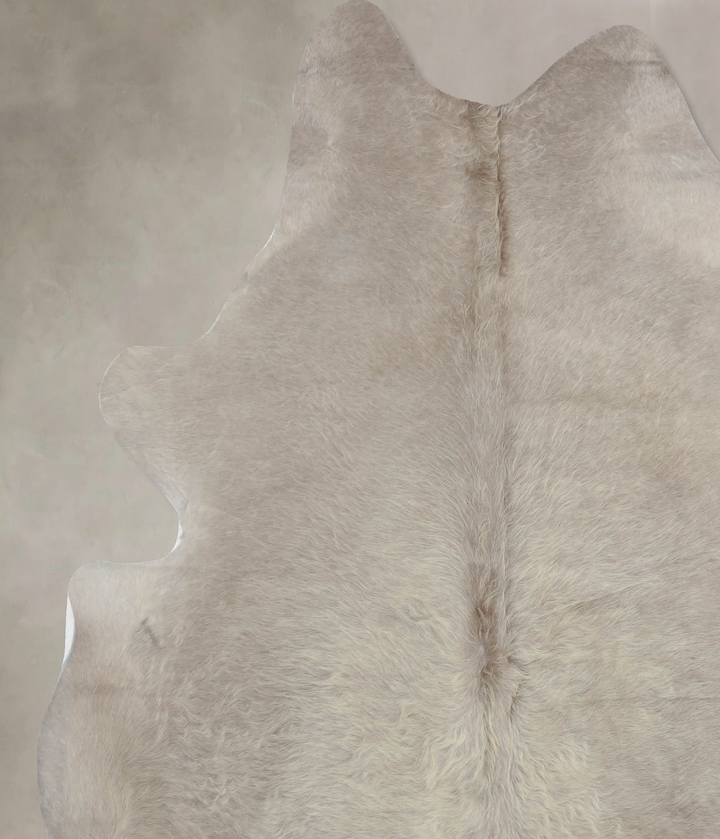 Champagne XX-Large Brazilian Cowhide Rug 7'8"H x 6'9"W #B8142 by Hudson Hides