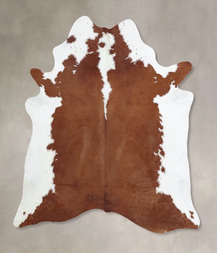 Hereford XX-Large Brazilian Cowhide Rug 7'10"H x 6'6"W #B8169 by Hudson Hides