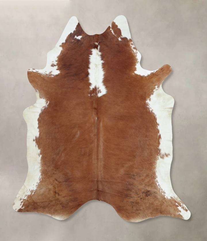 Hereford XX-Large Brazilian Cowhide Rug 8'5"H x 7'0"W #B8170 by Hudson Hides