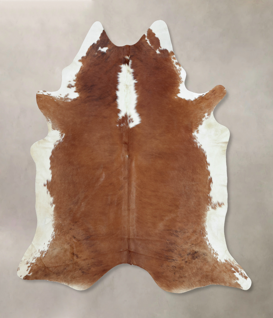 Hereford XX-Large Brazilian Cowhide Rug 8'5"H x 7'0"W #B8170 by Hudson Hides