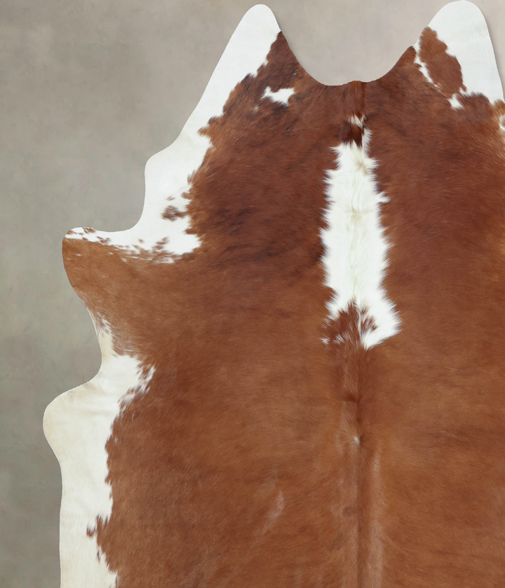 Hereford XX-Large Brazilian Cowhide Rug 8'5"H x 7'0"W #B8170 by Hudson Hides