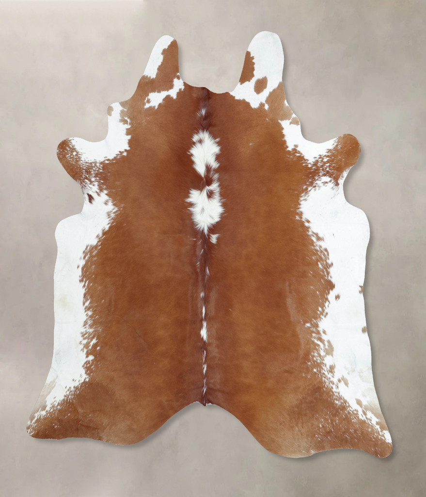 Hereford XX-Large Brazilian Cowhide Rug 8'5"H x 7'2"W #B8171 by Hudson Hides