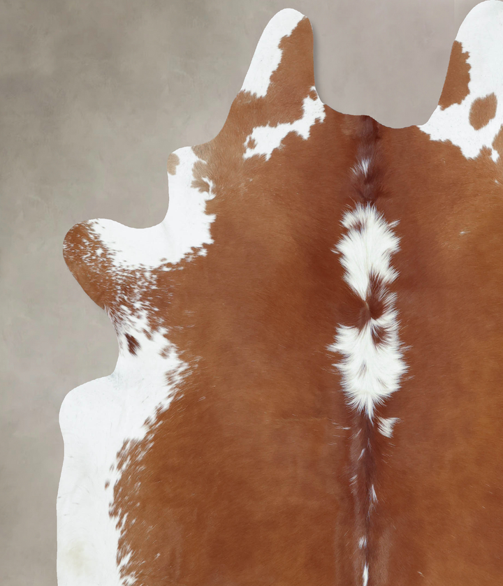 Hereford XX-Large Brazilian Cowhide Rug 8'5"H x 7'2"W #B8171 by Hudson Hides
