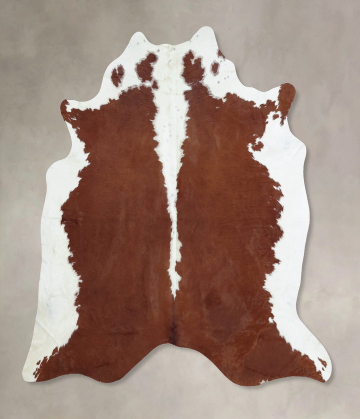 Hereford XX-Large Brazilian Cowhide Rug 7'5"H x 7'1"W #B8172 by Hudson Hides