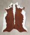 Hereford XX-Large Brazilian Cowhide Rug 7'5