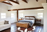 Hereford XX-Large Brazilian Cowhide Rug 7'5"H x 7'1"W #B8172 by Hudson Hides