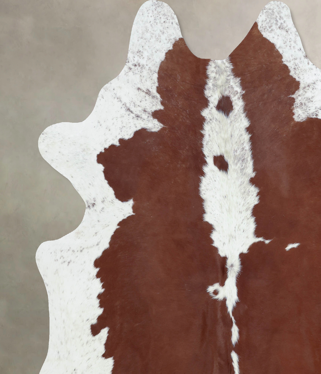 Hereford XX-Large Brazilian Cowhide Rug 7'8"H x 6'9"W #B8173 by Hudson