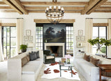 Brown and White X-Large Brazilian Cowhide Rug 7'8"H x 5'10"W #B8236 by Hudson Hides