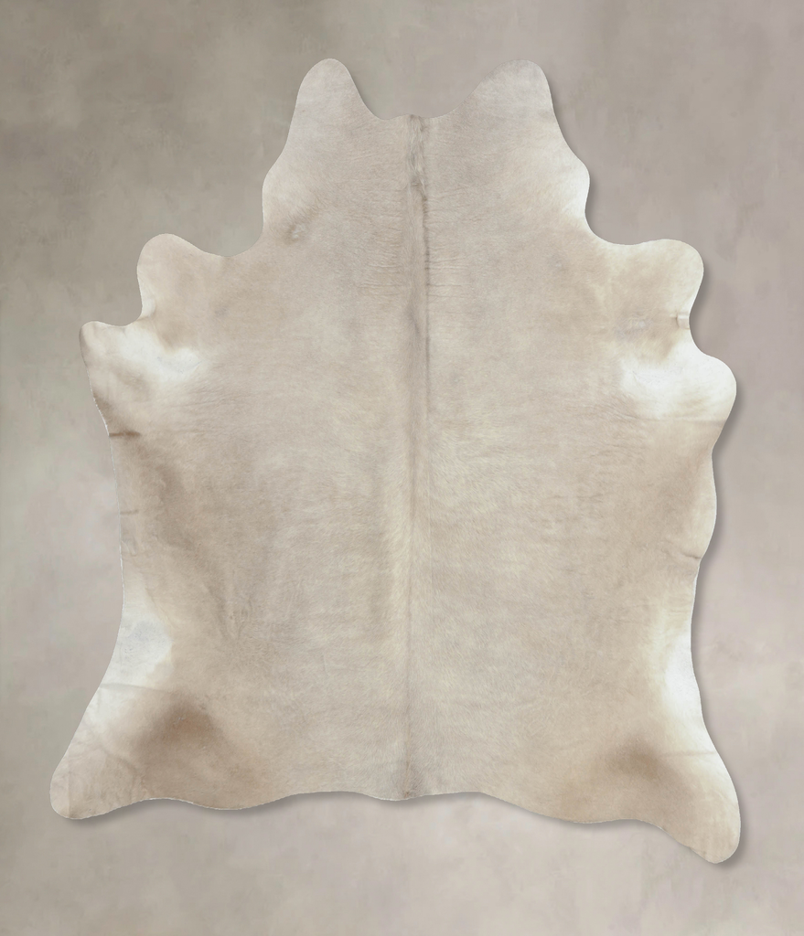 Champagne XX-Large Brazilian Cowhide Rug 7'7"H x 6'11"W #B8252 by Hudson Hides