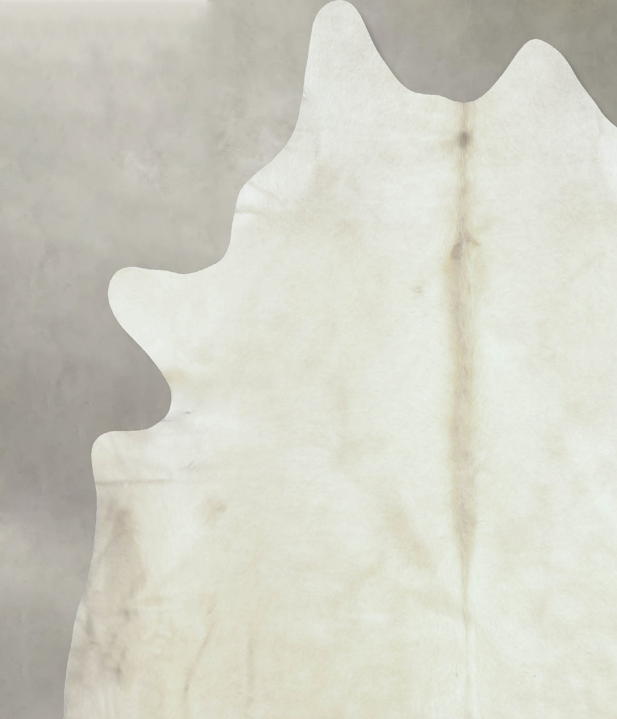 Solid White Cowhide Rug #B8270