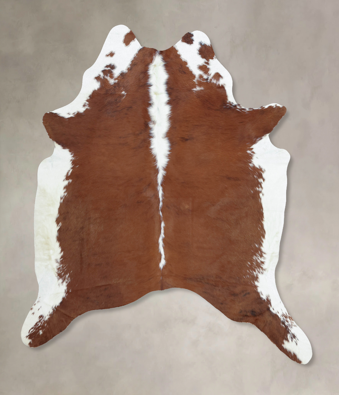 Hereford X-Large Brazilian Cowhide Rug 7'10"H x 6'4"W #B8278 by Hudson