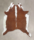 Hereford X-Large Brazilian Cowhide Rug 7'10"H x 6'4"W #B8278 by Hudson Hides